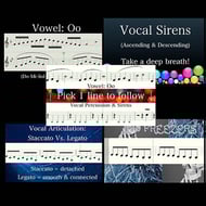 cover Choir Vocal Warm-Up Video Package Digital File MP4 Video Files cover
